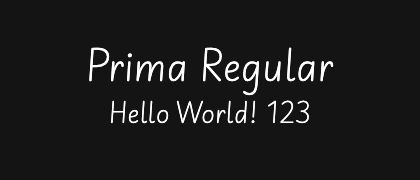 Prima-Regular