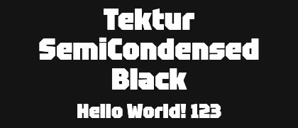 Tektur-SemiCondensed-Black